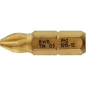 KWB Bits, titanium genitreerd, Phillips - kruiskop DIN 8764, 1015-01