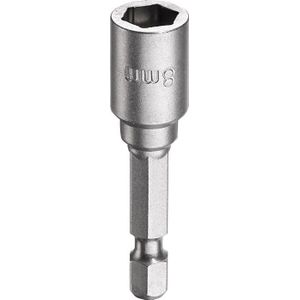 kwb Magnetische 8 mm bit-dopsleutel professional van TQ 60 staal (aandrijving: 1/4 inch EQ 6.3 zeskantschacht, ISO 1173, voor externe zeskantschroeven