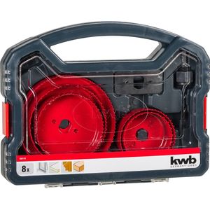 KWB - Powerboxen - Bitboorset - Kunststof Opbergkoffer - Inclusief Diverse Boren