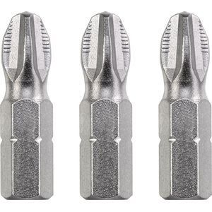 Eurofix - Schroefbit Philips Nr. 1 - 25 mm - 1/4 inch - 3 Stuks