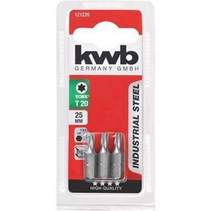KWB - Schroefbits Torx 25mm - 3 stuks - Torx 20