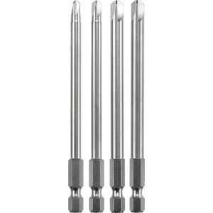 kwb Torque bitset - 4-delig 4-10, elk 100 mm, extra lang, schroevendraaierset, magnetisch