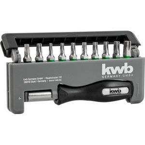 KWB Torx 12-delige schroevendraaier bit-box INDUSTRIAL STEEL