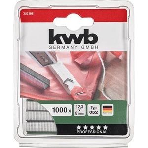 KWB Nieten voor tacker - Hard Type 052C - 12.3 x 8 mm - 352108 - 1000 Stuks