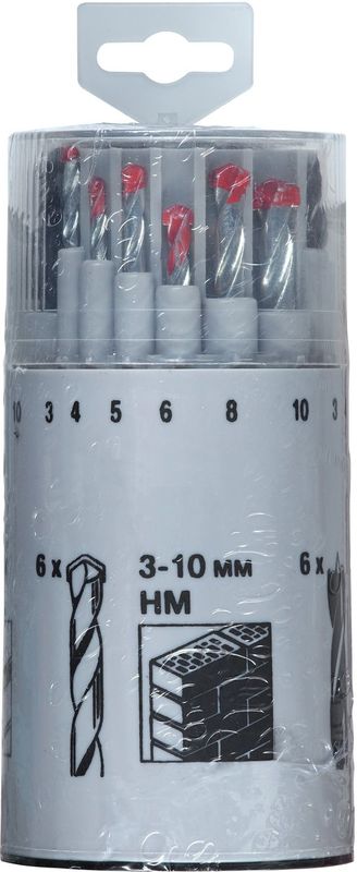 KWB - Borenset HSS 6x Steen - 6x Metaal en 6x Houtboren - 18-delig