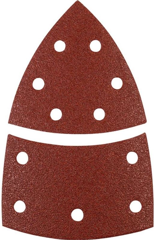 KWB Quick-Stick Schuurdriehoeke - Hout en Metaa - Edelkorun - 100x62m - 93mm Schuurpapier 5 Stuk