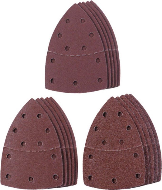 Einhell - Set van 15 Schuurmiddelen - 15x10mm - Korrel 60-K120-K180 - Voor Driehoekschuurmachines