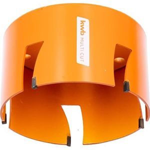 kwb Gatenzaag Ø 112 mm met hoge temperatuur gesoldeerde tanden, diamantgeslepen, snelle spaanafvoer, 6 mm centreerboor voor universeel gebruik