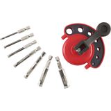 Kwb - 499900 - Diamant Gatenzaagset - 8-Delig - Rood/Zilver - Diameter 4-12 Mm