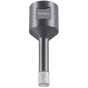 KWB - 500208 Diamant Fliesen-Loch-Bohrer für Winkelschleifer, Lochsäge mit M14-Aufnahme, Diamont-Bohrkrone Durchmesser 8 mm