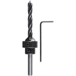 kwb Houtspiraalboor Ø 3 mm met frees en dieptestop (CV-staal, individueel instelbaar)