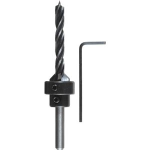 kwb Houtspiraalboor Ø 5,0 mm met verzinkboor en dieptestop (CV-staal, individueel instelbaar)
