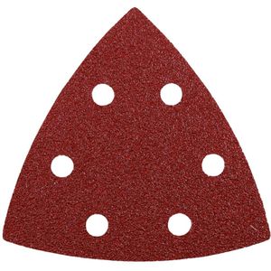 KWB schuurpapier voor schuurmachine | 93 mm | korrel 80 | voor hout en metaal | met klittenbandhechting | 20 STUKS