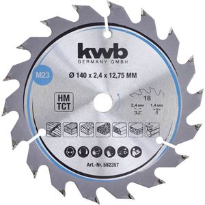 Kwb 582357 Hardmetaal-cirkelzaagblad 140 X 12.75 Mm 1 Stuk(s)