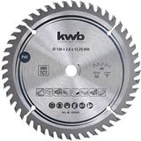 kwb 584168 Z-48 Timmermans-cirkelzaagblad, hout-/hardhout, 156 x 12,7 mm, tandenaantal hoog (48) precisie-zaagblad, fijn