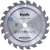 kwb - Cirkelzaagblad - 184 x 16 mm - Hardmetalen Tanden - Flexibel Hoofdblad
