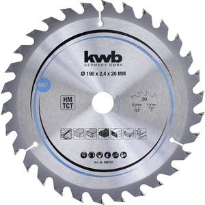 KWB Spaanplaat-Cirkelzaagbladen | voor cirkelzagen | Ø 190 x 20 mm - 586757 586757