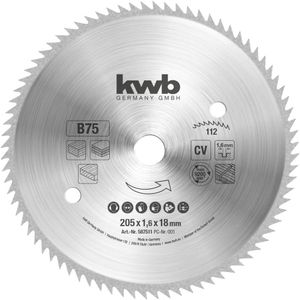 Kwb 587511 Cirkelzaagblad 205 X 18 Mm 1 Stuk(s)