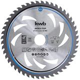 kwb 587856 Z48 Easy Cut Cirkelzaagblad, diameter 210 x 30 mm, met 48 speciale wisseltanden, dunne snede, energiebesparend, speciaal voor accuzagen