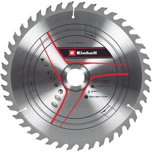 Origineel Einhell cirkelzaagblad 254x30 (zaagaccessoires, Ø 254 mm, opname 30 mm, 42 beperkte tanden, snijbreedte 1,8 mm, voor trekkap-verstekzagen)