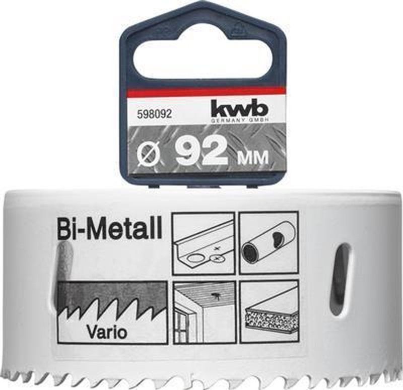 KWB - Gatenzaag - 92mm - HSS Bi-metaal - Variovertanding