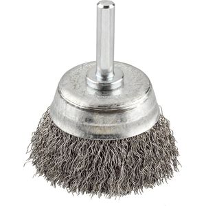 KWB - Komborstel op stift - 50mm - Gegolfd staaldraad