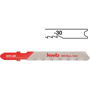 kwb Decoupeerzaagbladen voor metaal 611230 (medium, HSS, universele schacht, T118A) en andere voor Einhell RT-JS 85