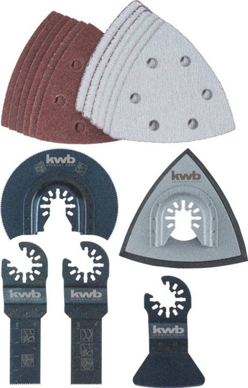 KWB Zaag- en Schuurbladen set voor Multitool - 17 delig - 708900