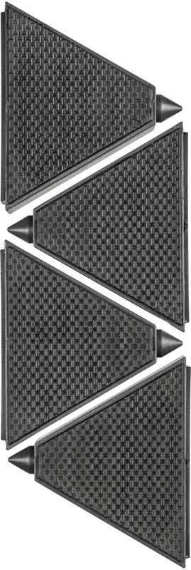 KWB - Werkstukonderleggers - Driehoekig - Zware Kunststof - Anti-Slip