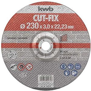 kwb snijschijf Cut-Fix 792970 (230 x 22, gebogen, 3,0 mm dik, voor steenbewerking, voor haakse slijper)