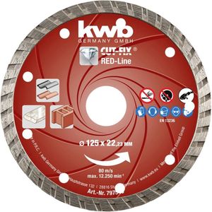 KWB CUT-FIX® Red-Line DIAMANT-doorslijpschijven | ø 125 mm - 797540 797540