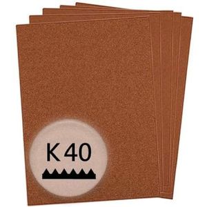 Schuurpapier 50 vellen | 23x28 cm | K40 | KWB