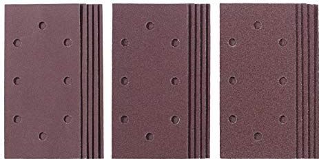 Set van 15 EINHELL schuurmiddelen voor trilschuurmachine - 187x93mm - Korrelgrootte 60-120-180 - 49817985