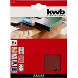 KWB schuurstrook 115 x 100 mm - Korrel 120 - 818012 - 5 stuks