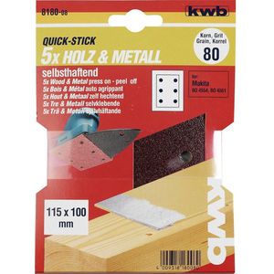 Schuurpapier - Aluminiumoxyde - Versterkt Draagmateriaal - Zelfklevend