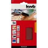 KWB schuurstrook 93 x 185 mm - Korrel 180 - 818318 - 5 stuks