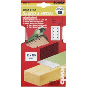 KWB - Schuurstroken - Hout & Metaal - Edelkorund - Geperforeerd