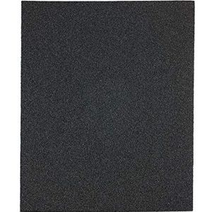 kwb Blauköper-schuurpapier 230 x 280 mm van korund met korrel 180, hoogwaardige verlijming en flexibel linnen weefsel voor het middelfijn slijpen van metaal en staal