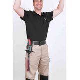 Gereedschapstas - Zwart/Zilver - 1680D Nylon - Met Hamerhouder