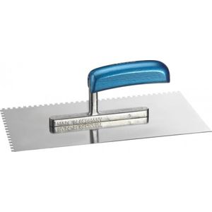 KWB Lijmspaan lijmkam pleisterspaan - 280 x 130 mm - RVS - Tandmaat 4 mm