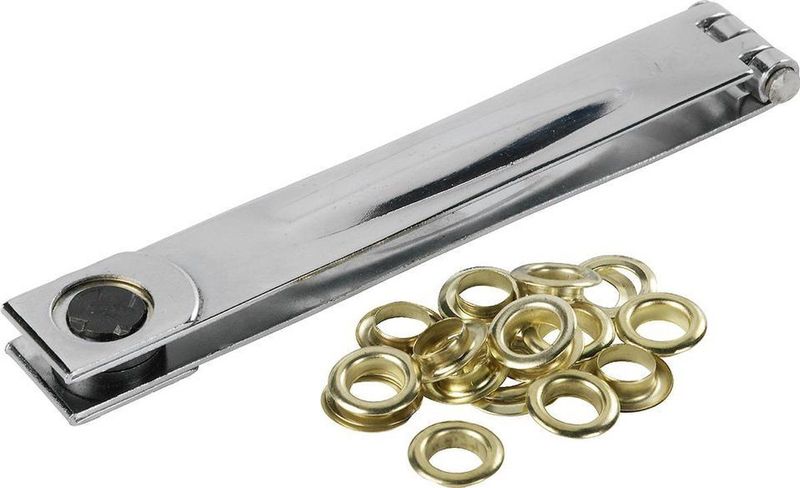 Klusgereedschap - 12 Ogen - Vermessingd - Voor Papier en Kunststof Folies