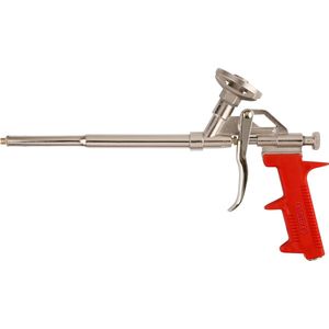 kwb PU-bouwschuimpistool van metaal, professioneel doseerpistool voor bouwschuimblikjes, met ergonomische kunststof handgreep