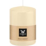 Wiedemann Cilinderkaars/stompkaars - creme wit - 6 x 8 cm - 29 branduren - zuilkaarsen