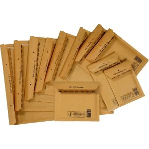 Schäfer Shop  Pure Luchtkussenenvelop, goudgeel, 100 st., 150 x 215 mm / 170 x 225 mm