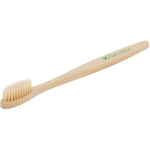 Croll & Denecke Bamboe Tandenborstel - Natuurlijke antislip – Ergonomisch handvat – Vegan – BPA-vrij - Geschikt voor kinderen