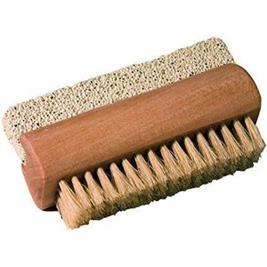 Croll & Denecke Nagelborstel van hout met natuurlijke piksteen