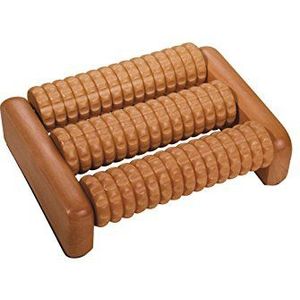 Croll & Denecke Rouleau à roulettes en bois - 1 x 3 roulettes