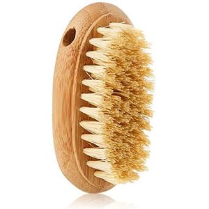 Croll & Denecke Nagelborstel – Manicure borstel – Nagelverzorging – Bamboe & Kokosharen – 8 x 4 cm