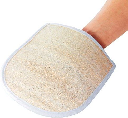 Massage handschoen loofah fijn en grof