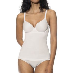 Joan - Beha-Hemd - Wit - 50% Viscose, 46% Polyamide, 4% Elastaan